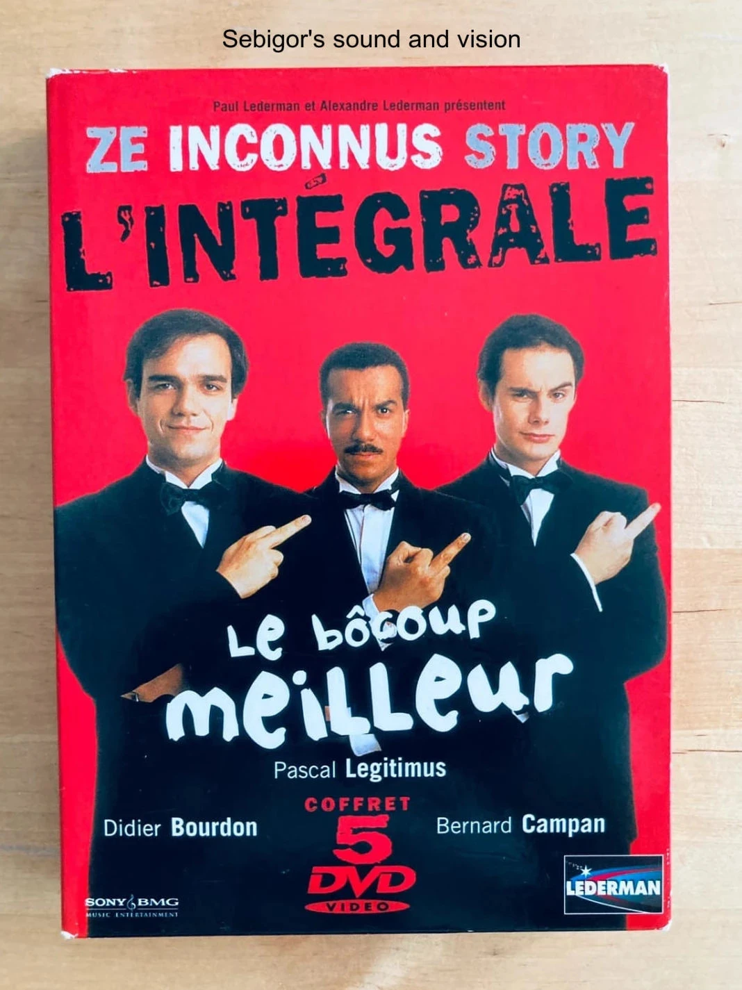 Coffret DVD Ze Inconnus Story intégrale.